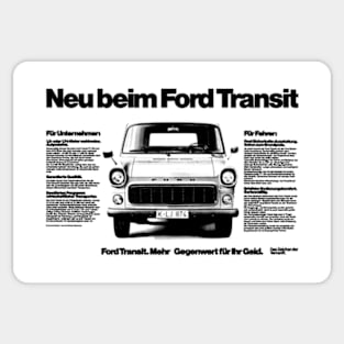 FORD TRANSIT - German ad Sticker